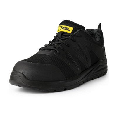 B&Q -  Norman Mens Safety Trainers Lightweight Steel Toe Cap With Midsole Protection Work Shoes S1P Src (7 Uk)