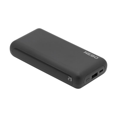 Nebo Black Portable Power Bank 20000Mah