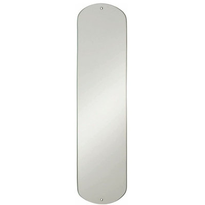 B&Q -  6mm X 200mm X 750mm Clear Toughened Glass Balustrade Panel Stair Glass Panel Rack Railing Infill Stairparts