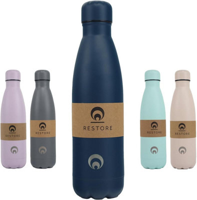 Restore Roam Ss 500Ml BottleNavy from B&Q