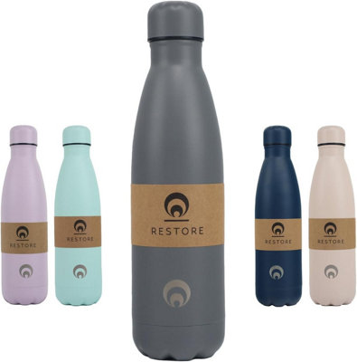 Restore Roam Ss 500Ml BottleGrey from B&Q