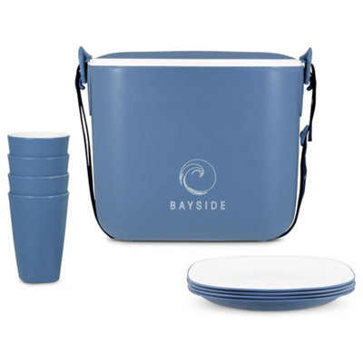 Bayside Blue Pool 5 Litre Cool Box Set from B&Q