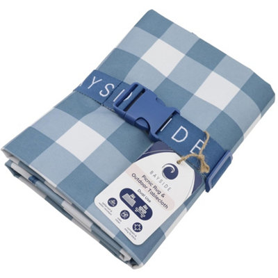 Bayside Blue Pool Waterproof Picnic Blanket 145Cm from B&Q