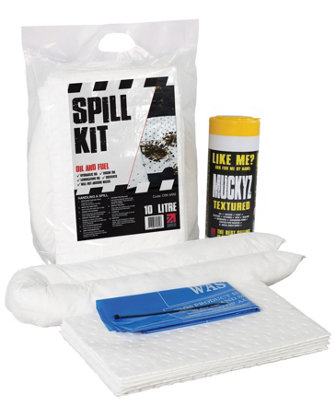 Fentex 10Ltr Oil & Fuel Spill Kit (Pack Of 12) from B&Q