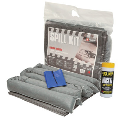 Fentex 30Ltr General Purpose Spill Kit (Pack Of 5) from B&Q