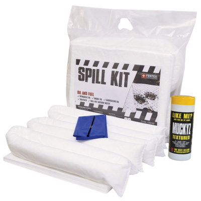 Fentex 30Ltr Oil & Fuel Spill Kit (Pack Of 5) from B&Q
