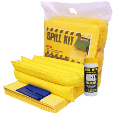 Fentex 40Ltr Chemical Spill Kit (Pack Of 5) from B&Q