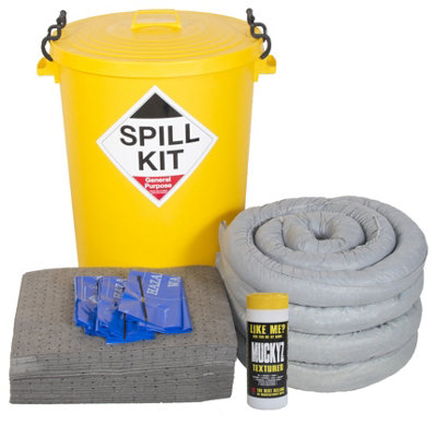 Fentex 90Ltr General Purpose Spill Kit In Plastic Drum from B&Q