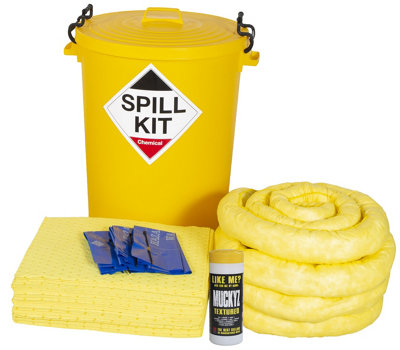 Fentex 90Ltr Chemical Spill Kit In Plastic Drum from B&Q