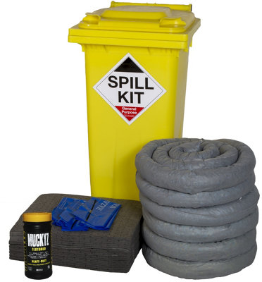 Fentex 120Ltr General Purpose Spill Kit In Wheeled Bin from B&Q