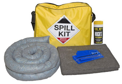 Fentex 50Ltr General Purpose Spill Kit In Shoulder Bag (Pack Of 2) from B&Q