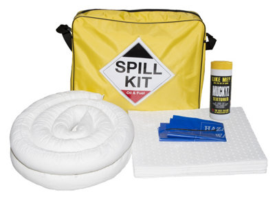 Fentex 50Ltr Oil & Fuel Spill Kit In Shoulder Bag (Pack Of 2) from B&Q
