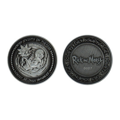 Rick & Morty Limited Edition Collectible Coin from B&Q