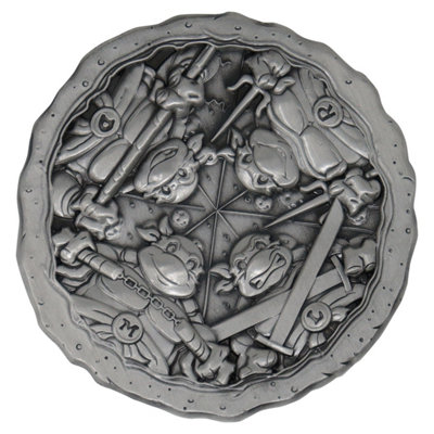 Teenage Mutant Ninja Turtles Limited Edition Pizza Medallion from B&Q