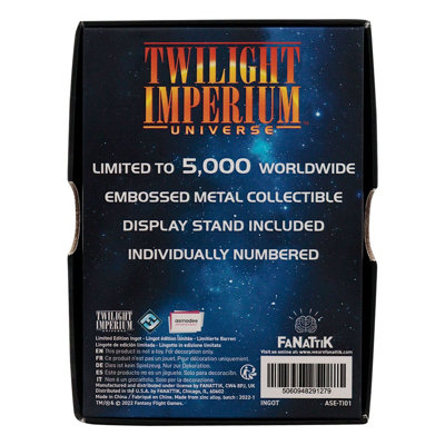Twilight Imperium Limited Edition The Emirates Of Hacan Ingot from B&Q