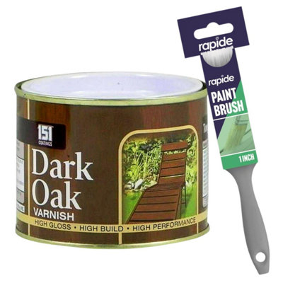151 Dark Oak Varnish 180Ml + Paint Brush