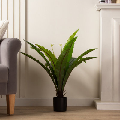 Scottish Everlastings Ltd. Scottish Everlastings 70Cm Real Touch Artificial Bird's Nest Fern from B&Q