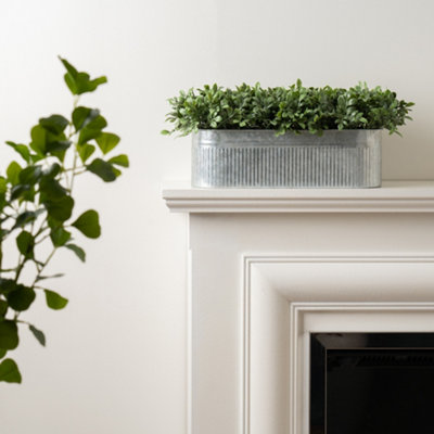 Scottish Everlastings Ltd. Scottish Everlastings 51X23Cm Artificial  Boxwood Trough from B&Q