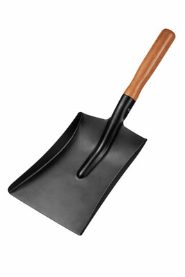 Trendi 9" Metal Shovel With Wooden Handle Heavy Duty Ash Coal Scoop For FireplaceBbq Fire Pit from B&Q