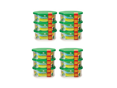 B&Q - 151 4 X 3Pk Interior Dehumidifiers Damp Moisture Trap Absorber Crystals Home Caravan Boat
