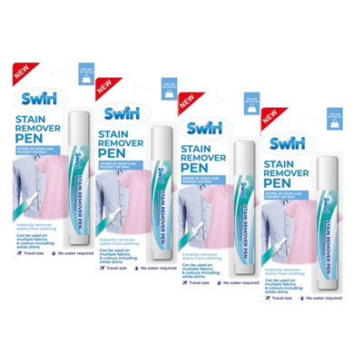 Swirl 4X Laundry Stain Remover Pen Instant Liquid Stain Remover Travel Pen 10Ml