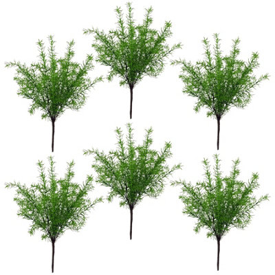 Leaf 6 X 45Cm Artificial Asparagus Fern Plant - Image 8