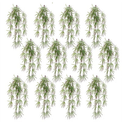 Leaf Pack of 12 Design Artificial Hanging Fern Foliage Plants,100cm - Image 7