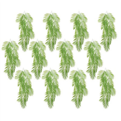 Leaf Pack Of 12 X 120Cm Artificial Hanging Palm Plant from B&Q