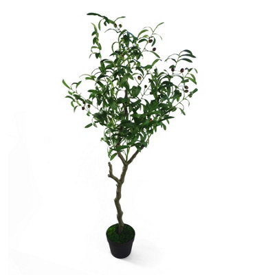 Leaf Olive Bush Artificial Tree 4ft - Image 8