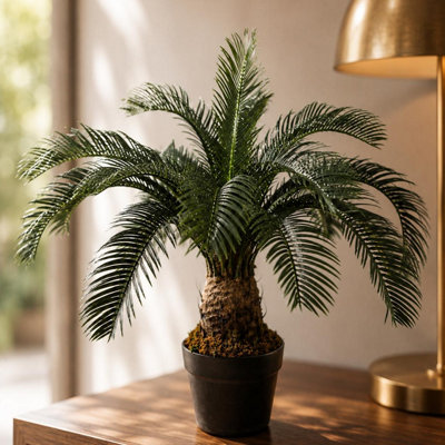 B&Q -  60Cm Artificial Tropical Cycas Palm Plant - Image 6