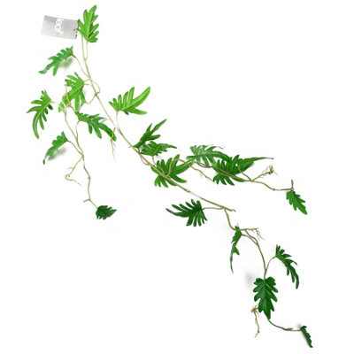 100Cm Artificial Hanging Trailing Philodendron Small Leaf Plant from B&Q
