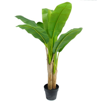 Leaf Artificial Banana Tree Tropical Plant 120Cm