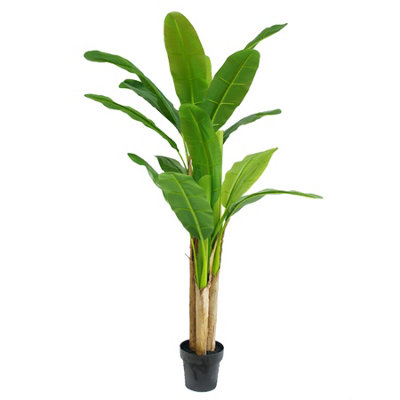 Leaf Artificial Banana Tree Tropical Plant Huge 6Ft from B&Q