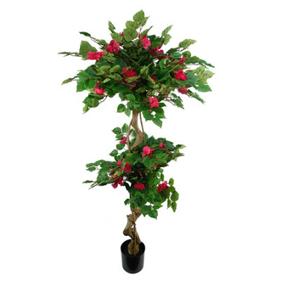 Leaf 150Cm Japanese Artificial Silk Bougainvillea Tree from B&Q