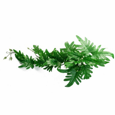 50Cm Artificial Trailing Philodendron Large Leaf Plant Realistic from B&Q