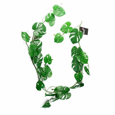 Leaf 180Cm Artificial Trailing Hanging Monstera Plant Realistic Green