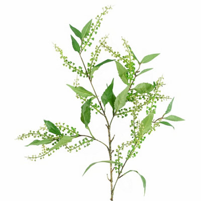 Leaf 85Cm Artificial Green Foliage Spray from B&Q