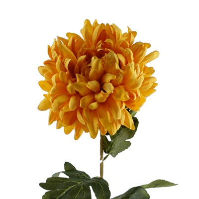Leaf 75Cm Extra Large Reflex ChrysanthemumGold from B&Q