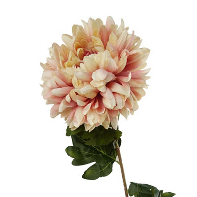 Leaf 75Cm Extra Large Reflex ChrysanthemumPink from B&Q