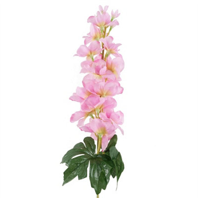 B&Q -  75Cm Delphinium Pink Artificial Stem