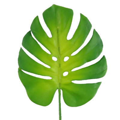 55Cm Single Artificial Monstera Leaf from B&Q