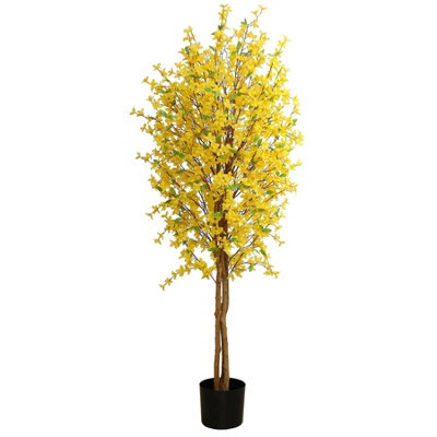 Leaf Design UK Realistic Artificial Flower Plant Tree, 150cm - Image 9