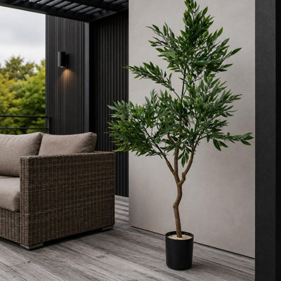 Leaf Realistic Artificial Japanese Fruticosa Ficus Tree - Image 7