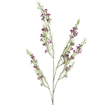 B&Q -  100Cm Artificial Foliage With Small FlowersPurple - Image 5
