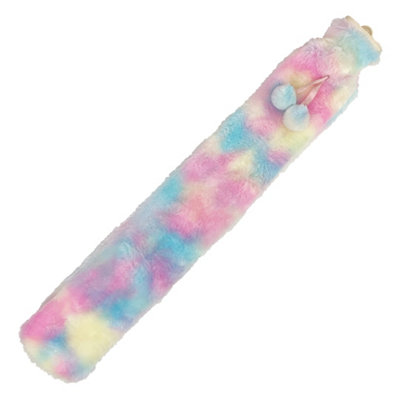 Warmies Extra Long Hot Water Bottle 78Cm Rainbow Fur from B&Q