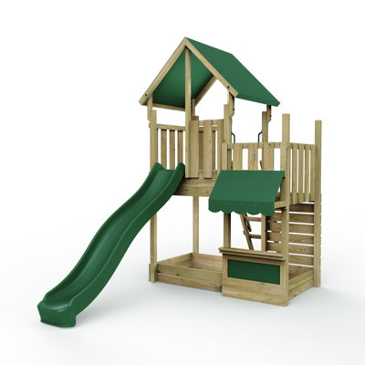 B&Q -  Modular Wooden Garden Climbing Frame Adventure Playset For KidsM3 Plus Shop