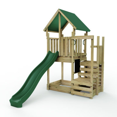 Outdoortoys Unisex Brown Modular Wooden Climbing Frame Adventure Playset - M11 Stepup In 1.5M - Image 2