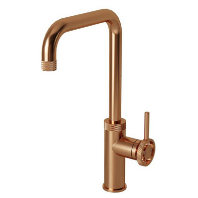 B&Q -  Lb416Cp Industrial Style Single Lever Copper Kitchen Mixer Tap