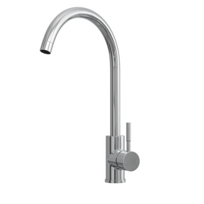 Liquida Vt98ch Chrome Single Lever Swivel Spout Kitchen Mixer Tap