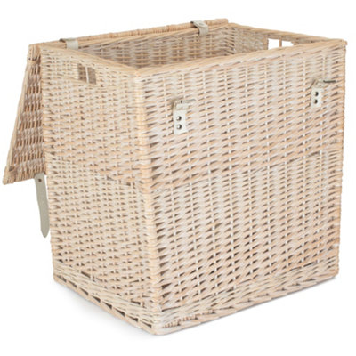 Red Hamper Red/White Hamper Eh171 Wicker Wash Vintner Storage Picnic Basket Large